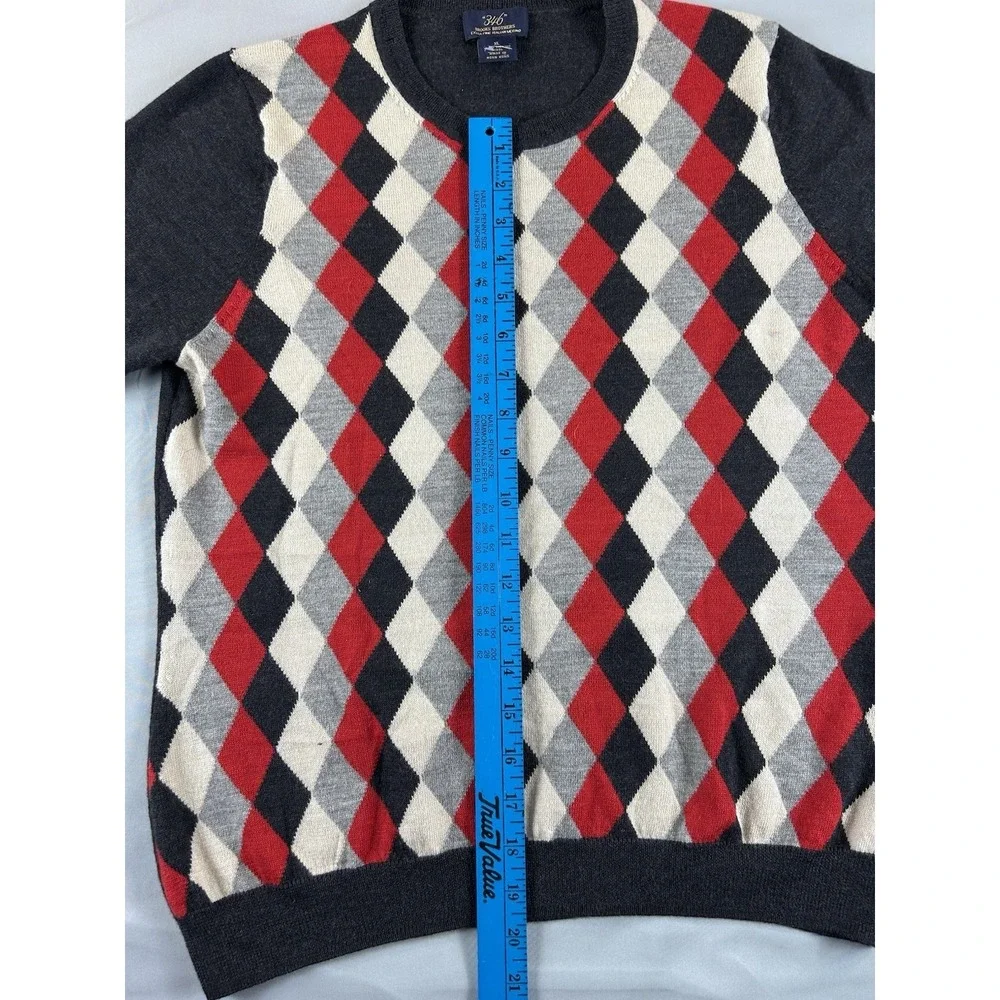 Men's Brooks‎ Brothers 346 Argyle Sweater – Size XL (fits like Small)